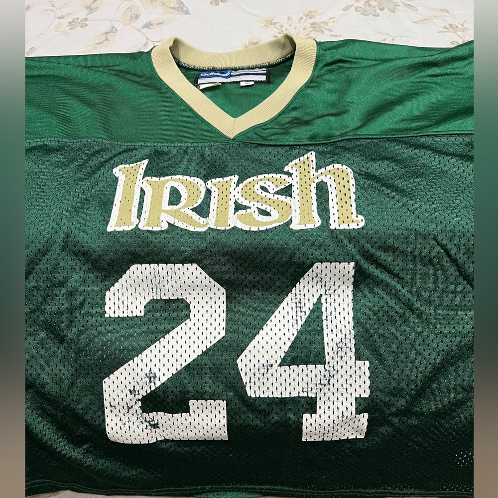 Notre Dame Lacrosse Jersey.  Team issued, game worn XL